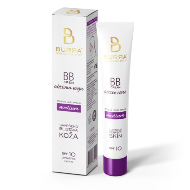 BURRA BB ACTIVE CARE TONIRANI KREM MEDIUM - Online Apoteka BURRA BB ACTIVE CARE TONIRANI KREM MEDIUM